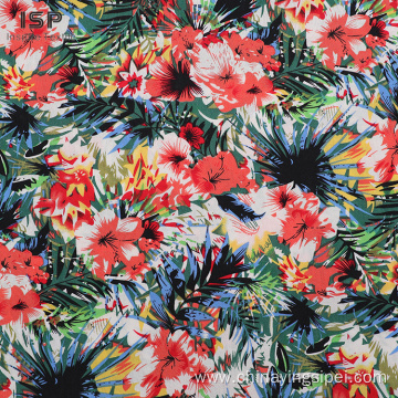 Soft Plain Dyed Rayon Floral Printed Voile Fabric